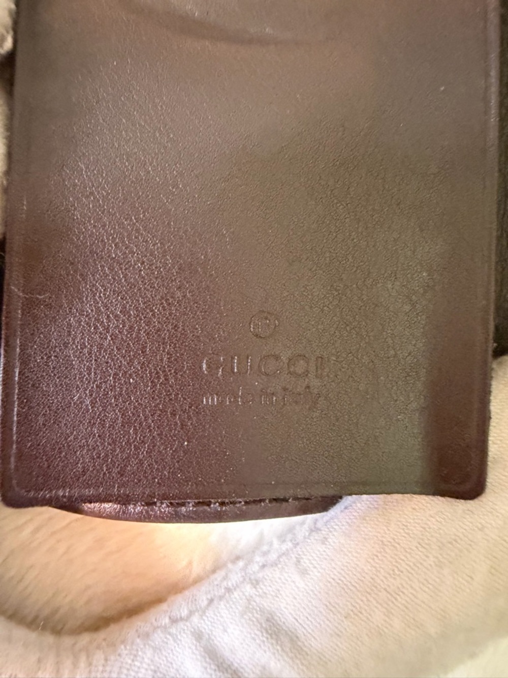 Gucci brown Guccissima leather key case. - Picture 9 of 16